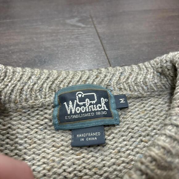 Vintage Woolrich Knit Sweatshirt 00s Medium - Picture 6 of 6